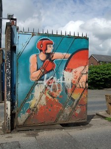 Peace line, West Belfast