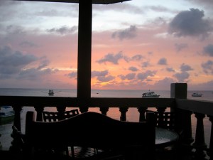 Sunset at Hotel Delfines